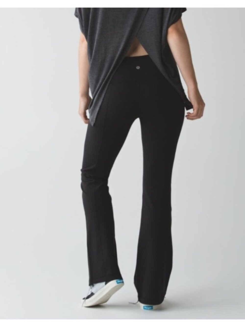 Lululemon Groove Flare Pants Leggings Stretchy Yoga Gym Athleisure 10 Black